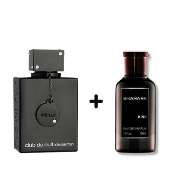 Club de Nuit Intense + Bharara King Perfume Bundle for Men (100ml)