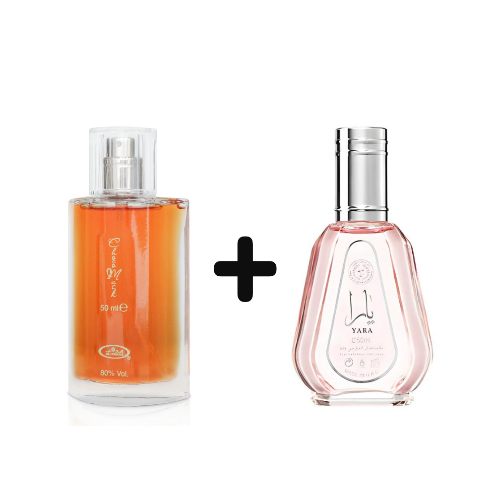 Al Rehab Choco Musk + Yara 50 ml Bundle