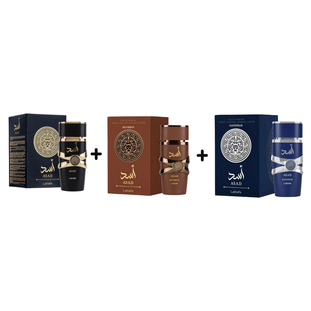 Asad + Asad Bourbon + Asad Zanzibar Bundle