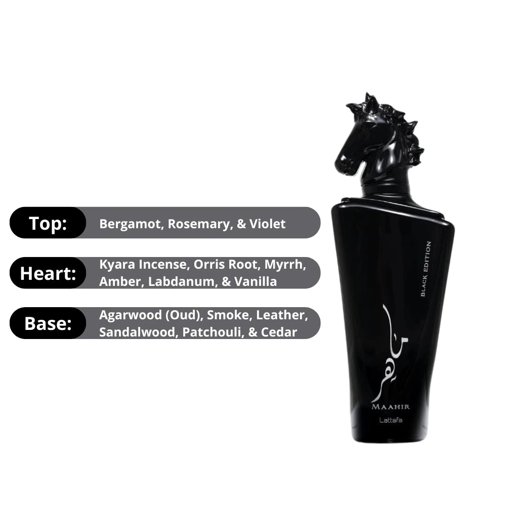 Lattafa Maahir Legacy Black Edition 3.4 oz