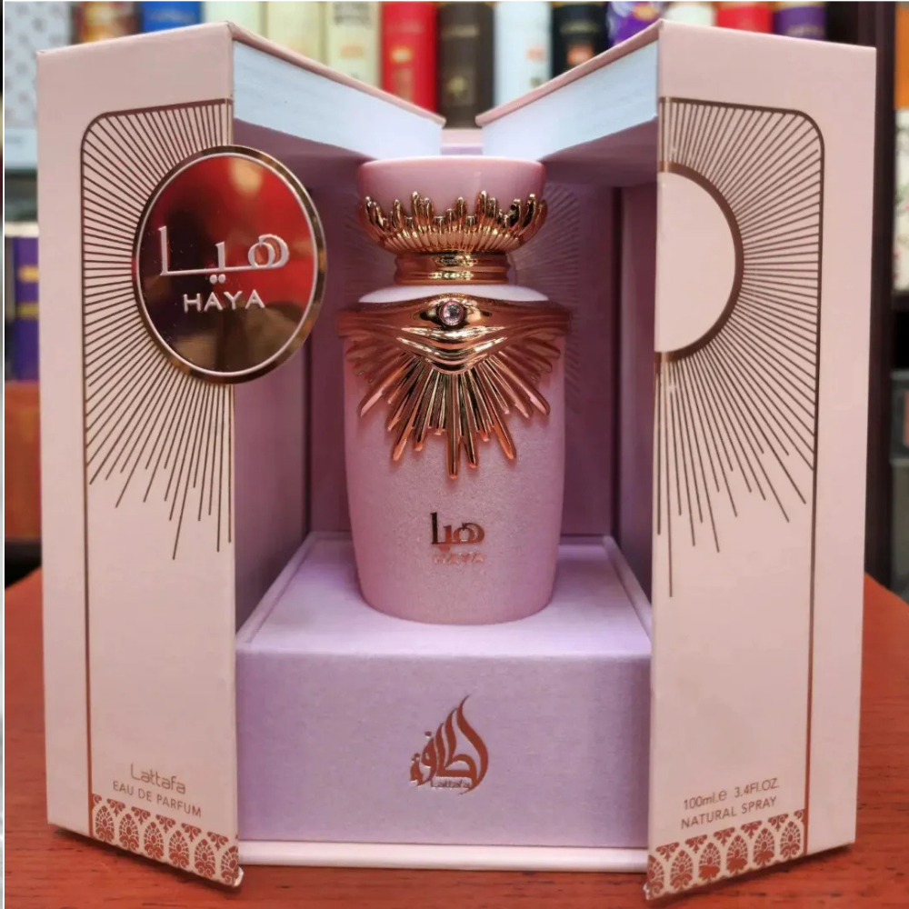 lattafa haya eau de parfum 3.4 oz