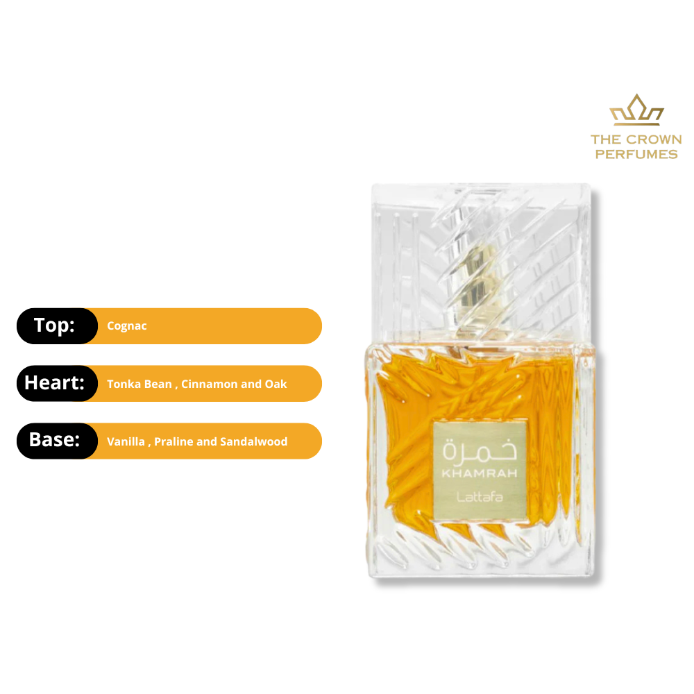 Lattafa Khamrah, Khamrah Qahwa & Khamrah Dukhan Bundle of perfumes