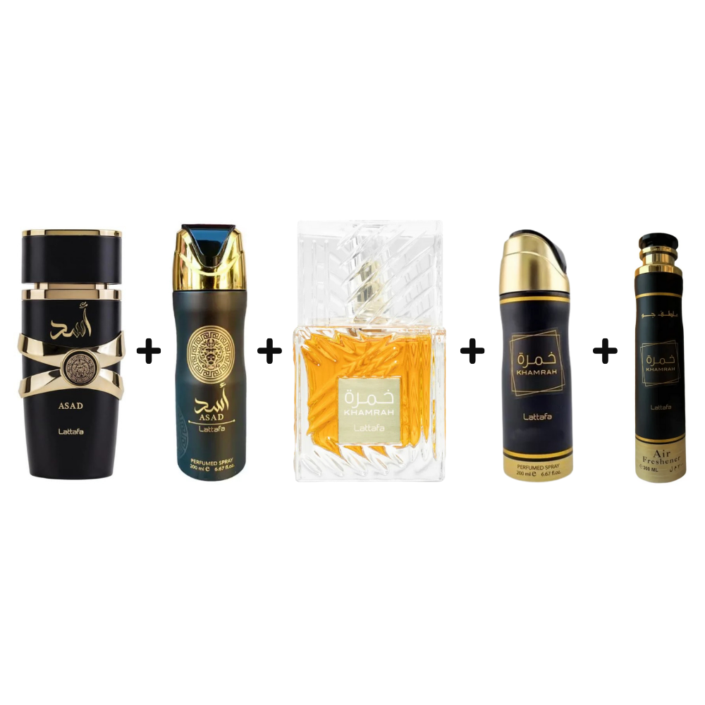 Lattafa Asad & Khamrah Fragrance Set
