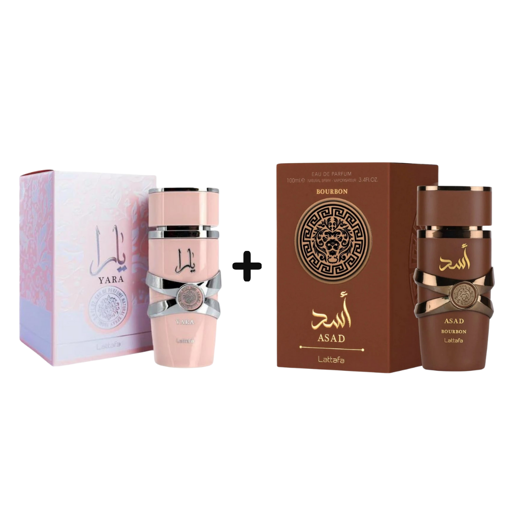 香水(女性用) lattafa Yara +asad bourbon+khamrah 100ml Amazon.com