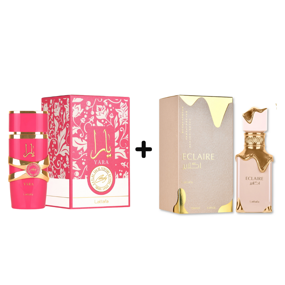 Lattafa Yara Candy + Eclaire Bundle