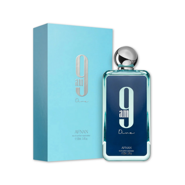 AFNAN 9 am 香水 90ml UAE Afnan 9am Dive Eau de Parfum - Fresh & Invigorating Scent